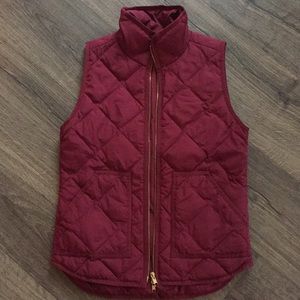 Maroon J. Crew vest